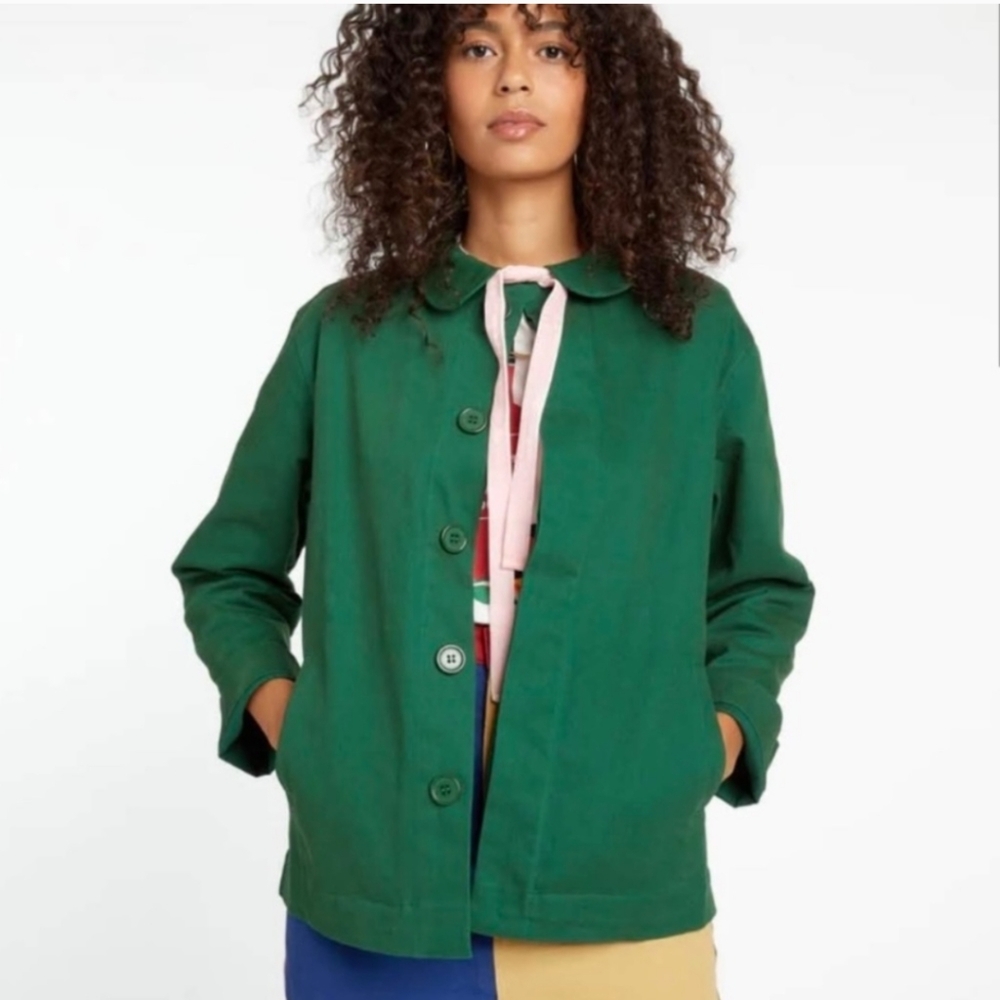 BNWT ban.do Women's Velvet Bow Work Jacket Size S